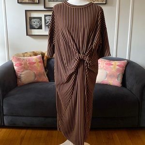 Zara Striped Dress Sz L
